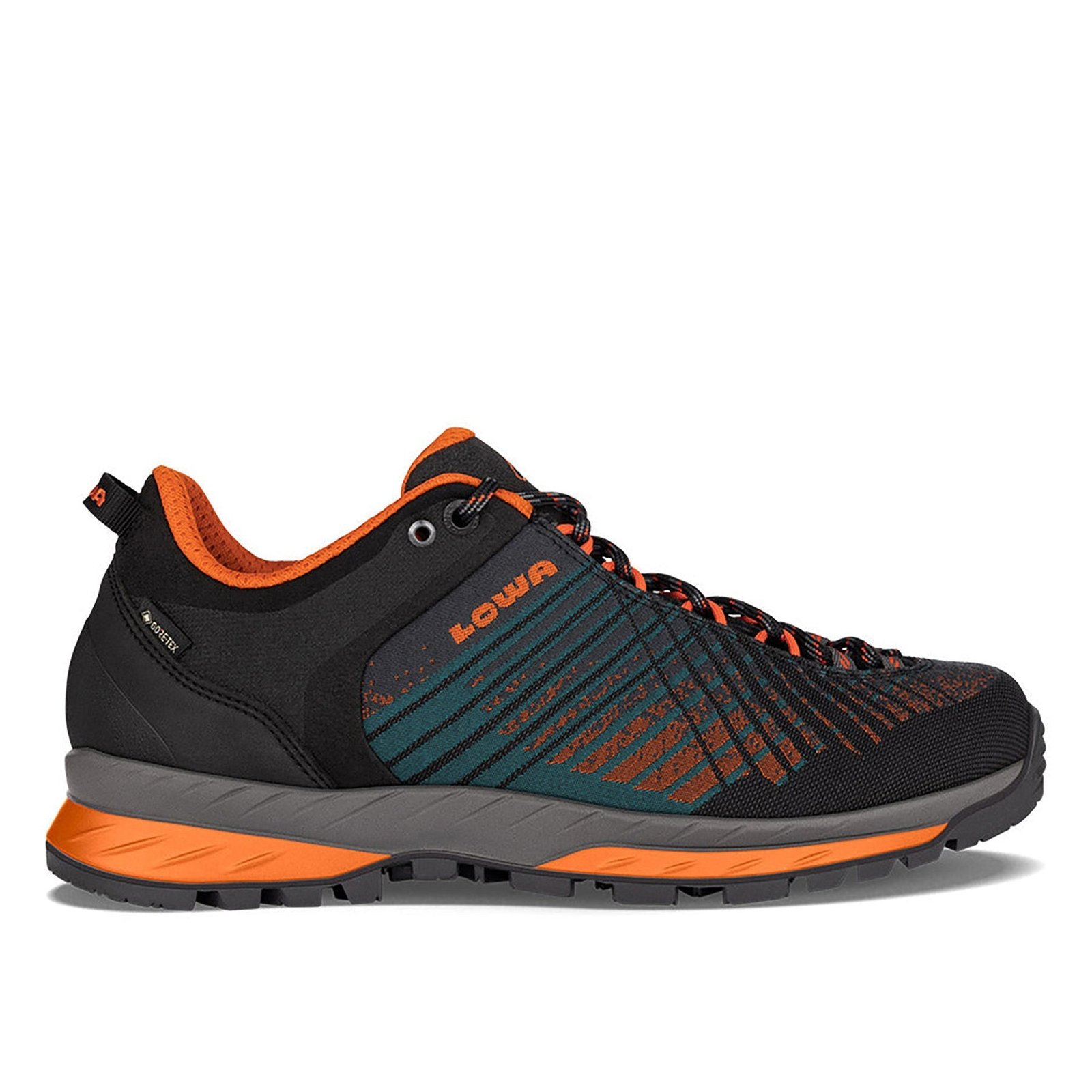LOWA Men’s CAREZZA GTX LO - ANTHRACITE/ORANGE - Image 1