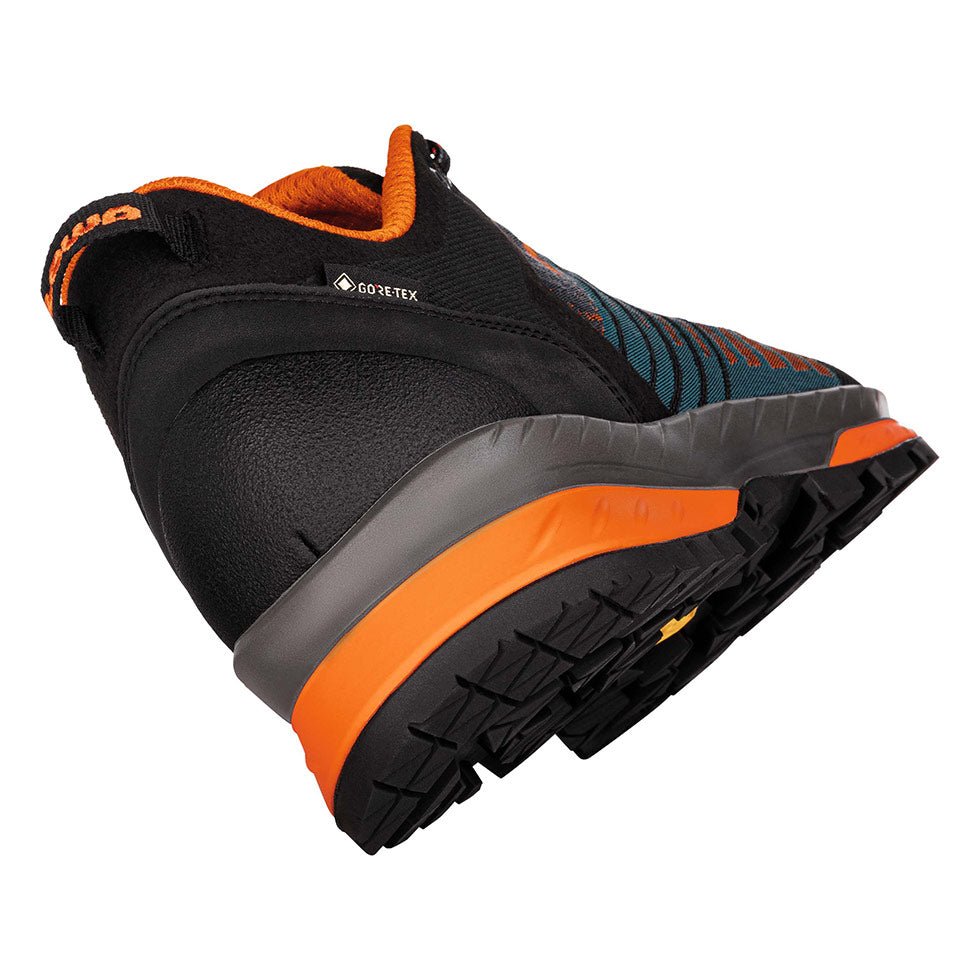 LOWA Men’s CAREZZA GTX LO - ANTHRACITE/ORANGE
