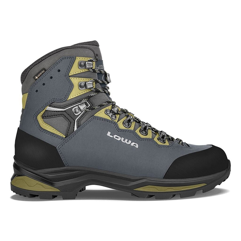 LOWA Men’s CAMINO EVO GTX - STEEL BLUE/KIWI