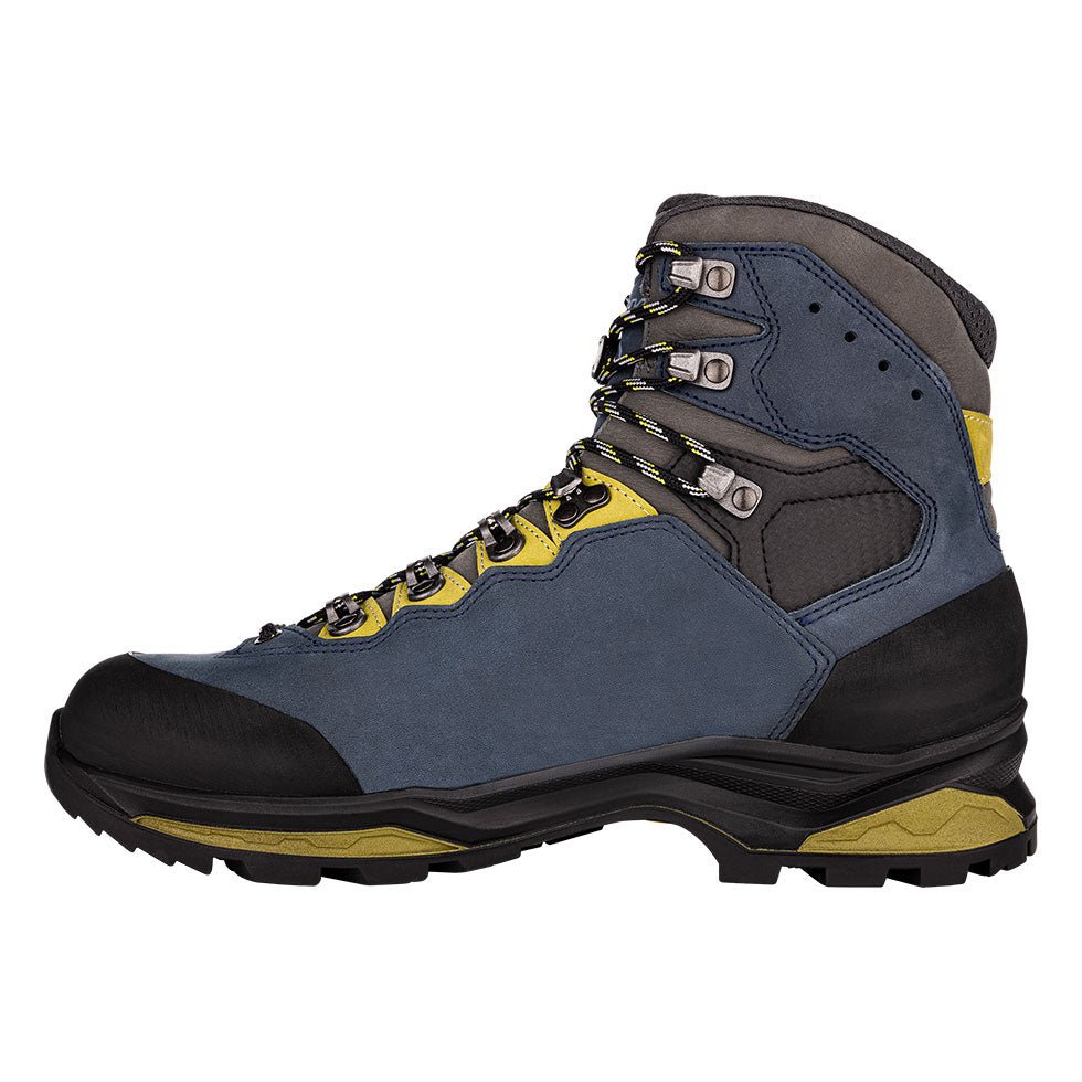 LOWA Men’s CAMINO EVO GTX - STEEL BLUE/KIWI