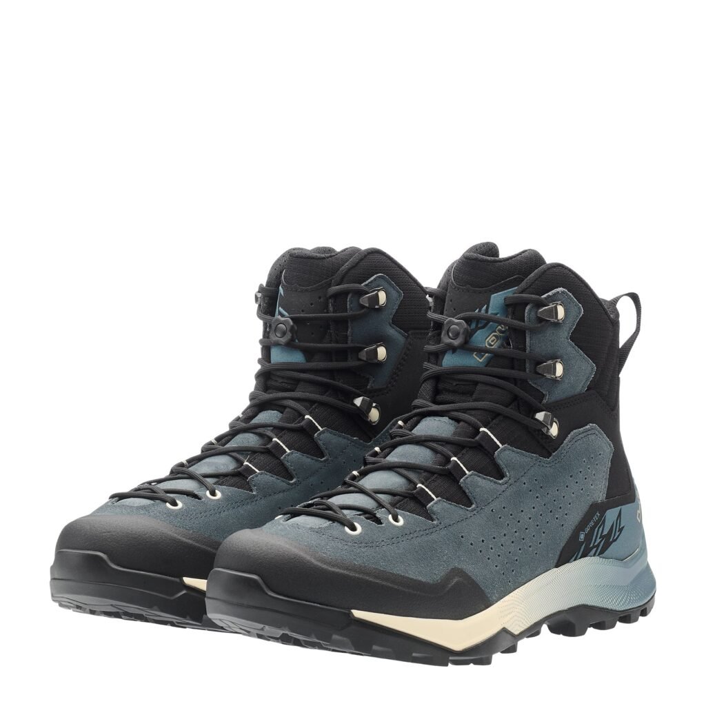 LOWA Men’s EXPLORER GTX MID - SLATE BLUE/BLACK