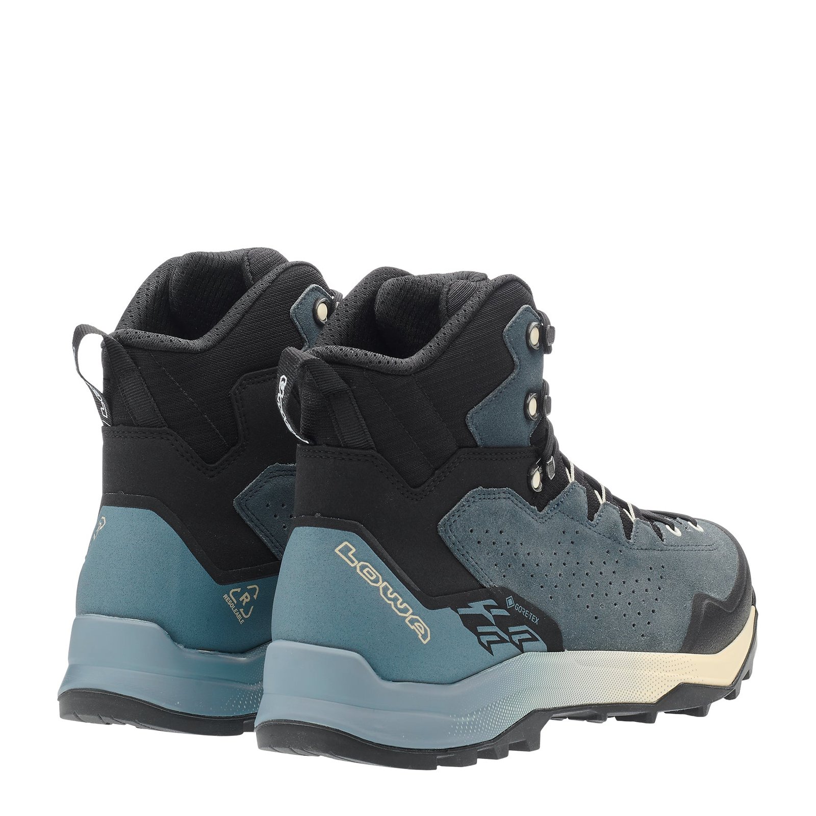 LOWA Men’s EXPLORER GTX MID - SLATE BLUE/BLACK - Image 3