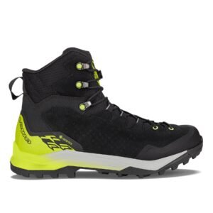 LOWA Men’s EXPLORER GTX MID - BLACK/LIME - Image 1