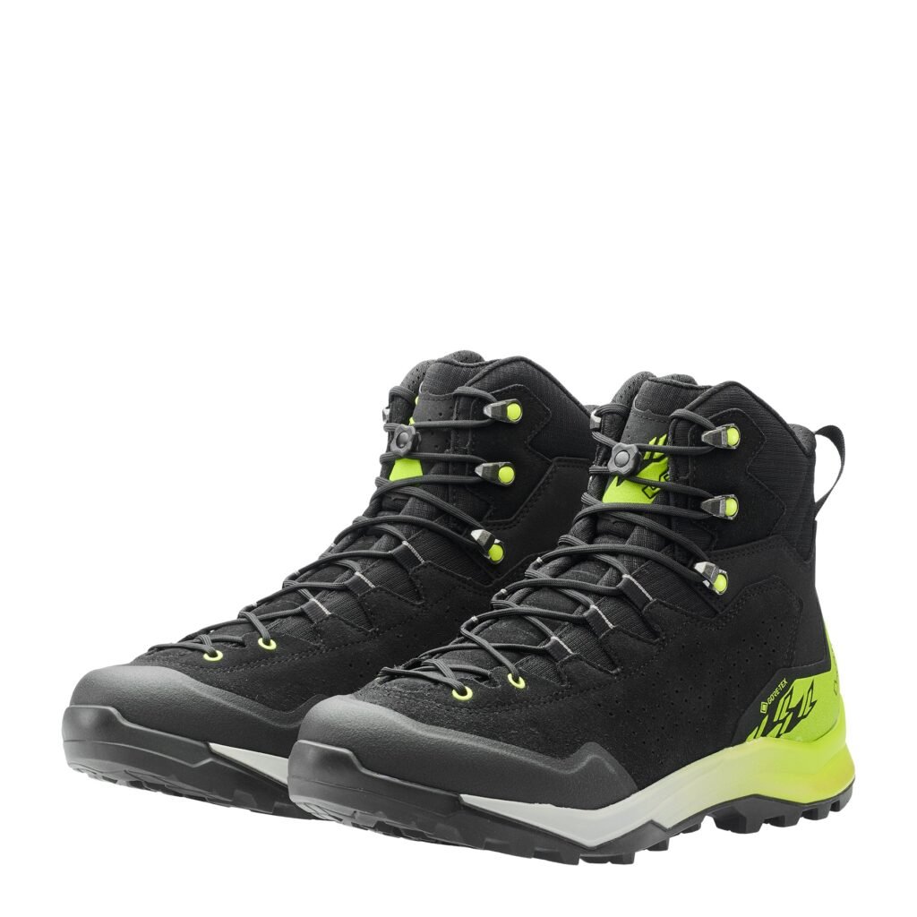 LOWA Men’s EXPLORER GTX MID - BLACK/LIME