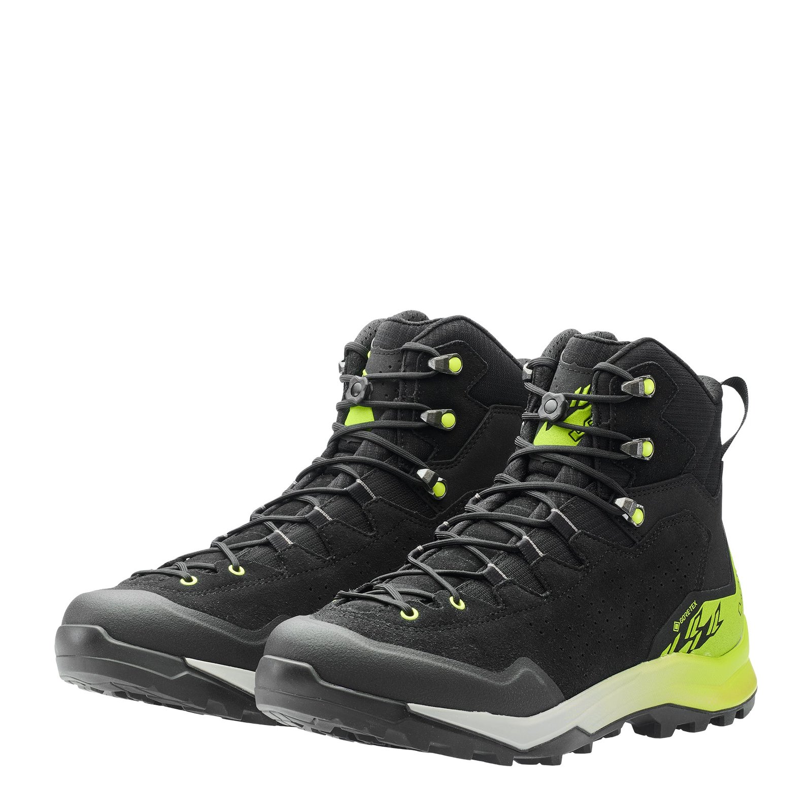 LOWA Men’s EXPLORER GTX MID - BLACK/LIME - Image 2