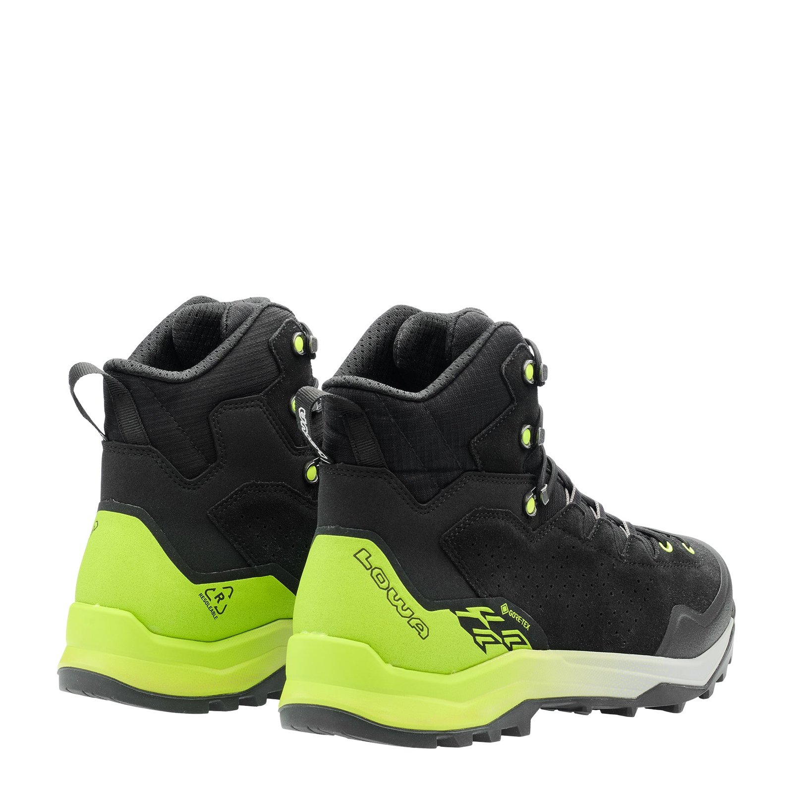 LOWA Men’s EXPLORER GTX MID - BLACK/LIME - Image 3