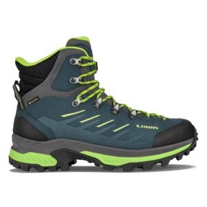 LOWA Men’s RANDIR GTX MID - BLUE/LIME - Image 1