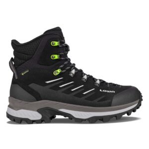LOWA Men’s RANDIR GTX MID - BLACK/GREY - Image 1