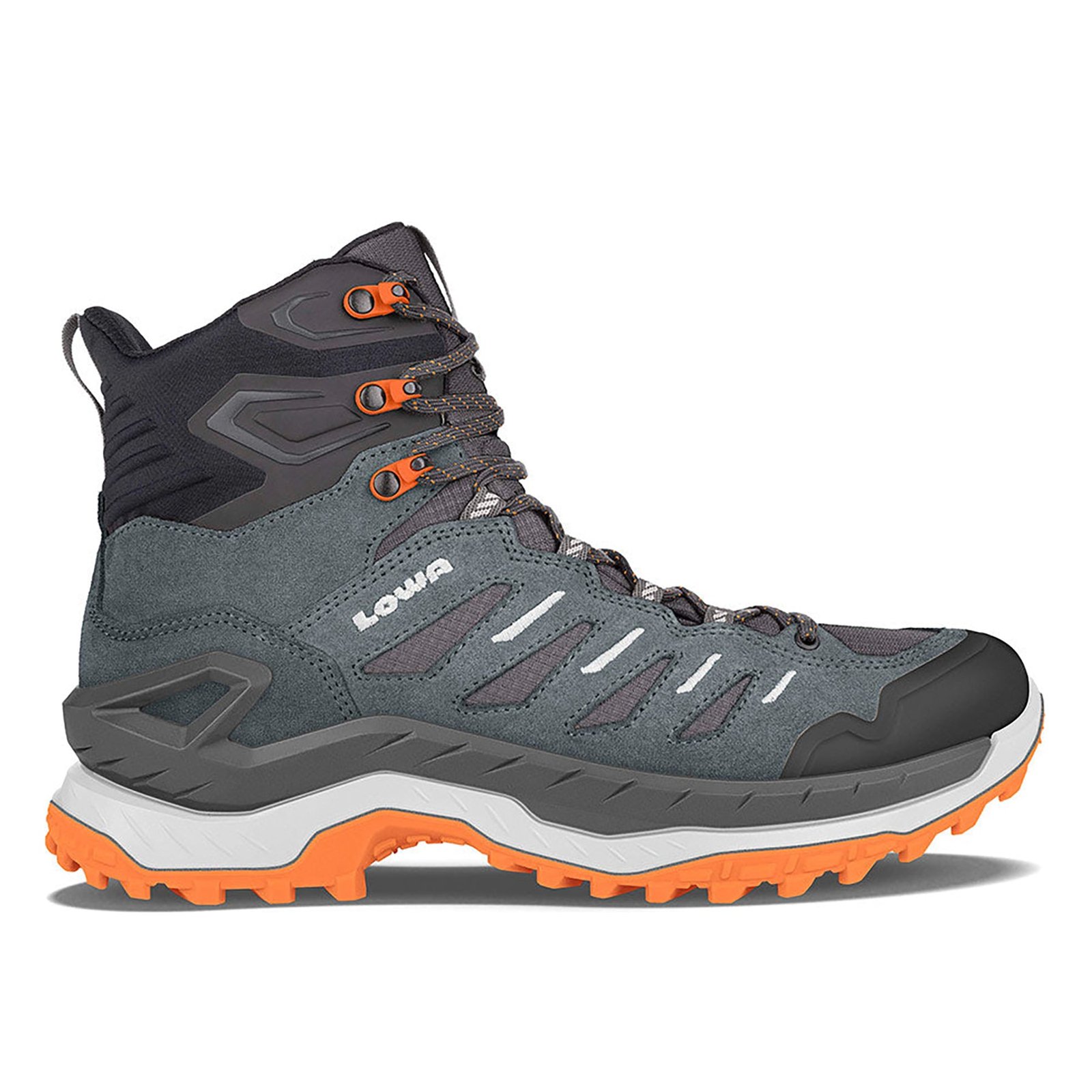 LOWA Men’s INNOVO GTX MID - SMOKE GREEN/FLAME - Image 1