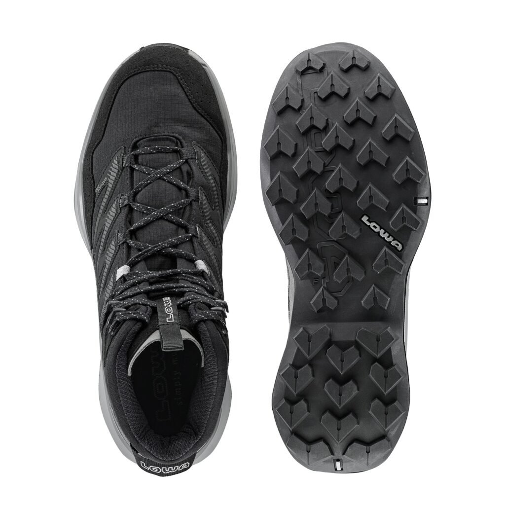 LOWA Men’s MADDOX PRO GTX MID - BLACK/GREY