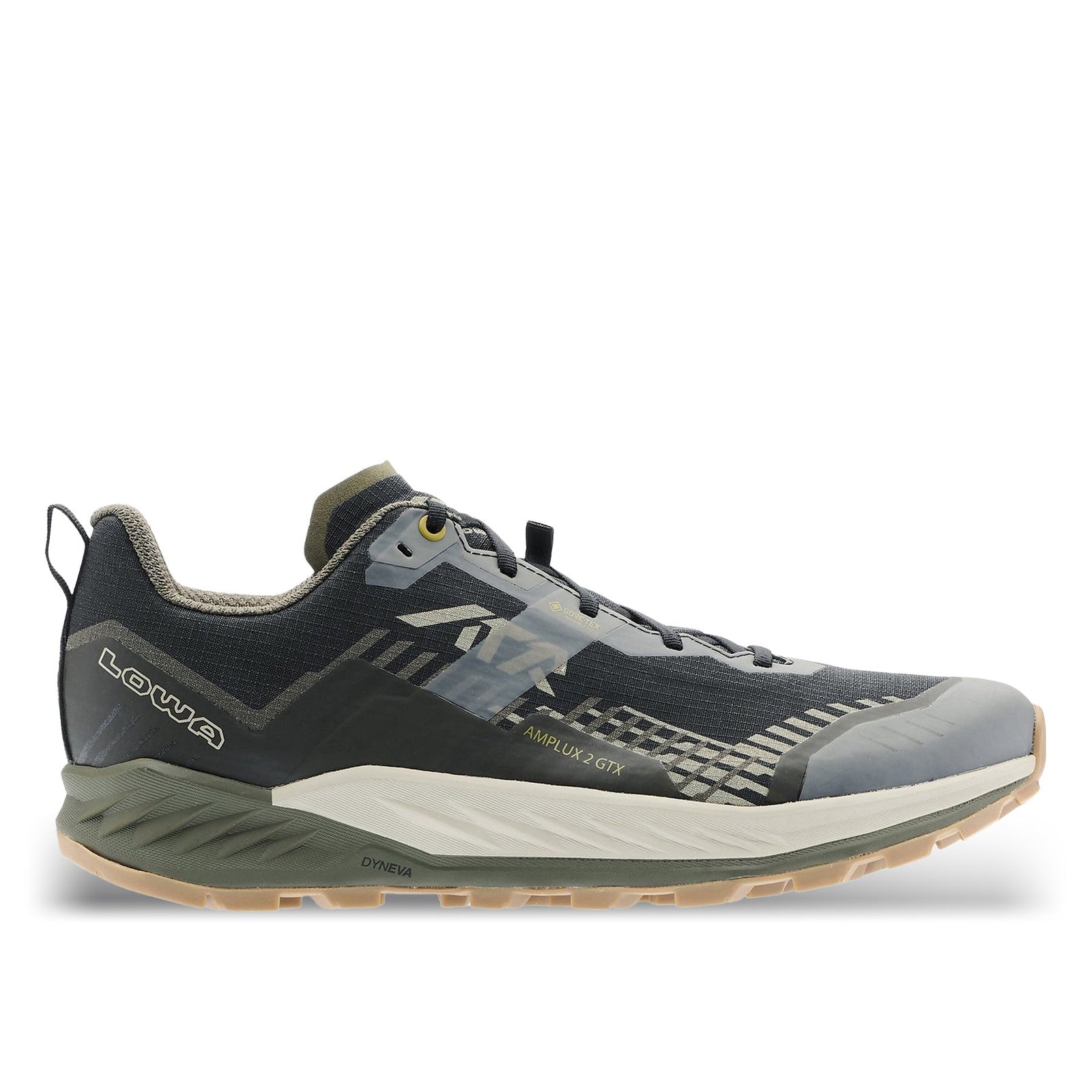 LOWA Men’s AMPLUX 2 GTX - BLACK/OLIVE - Image 1
