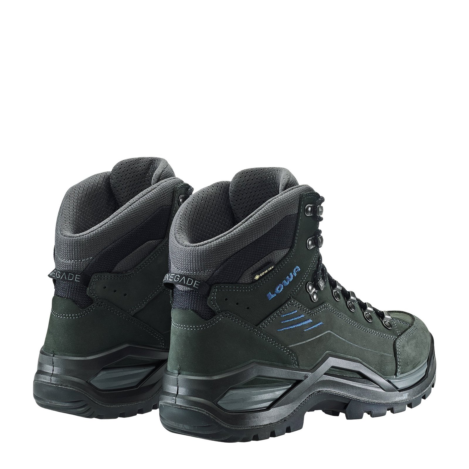 LOWA Men’s RENEGADE EVO GTX MID - ANTHRACITE/STEEL BLUE - Image 4