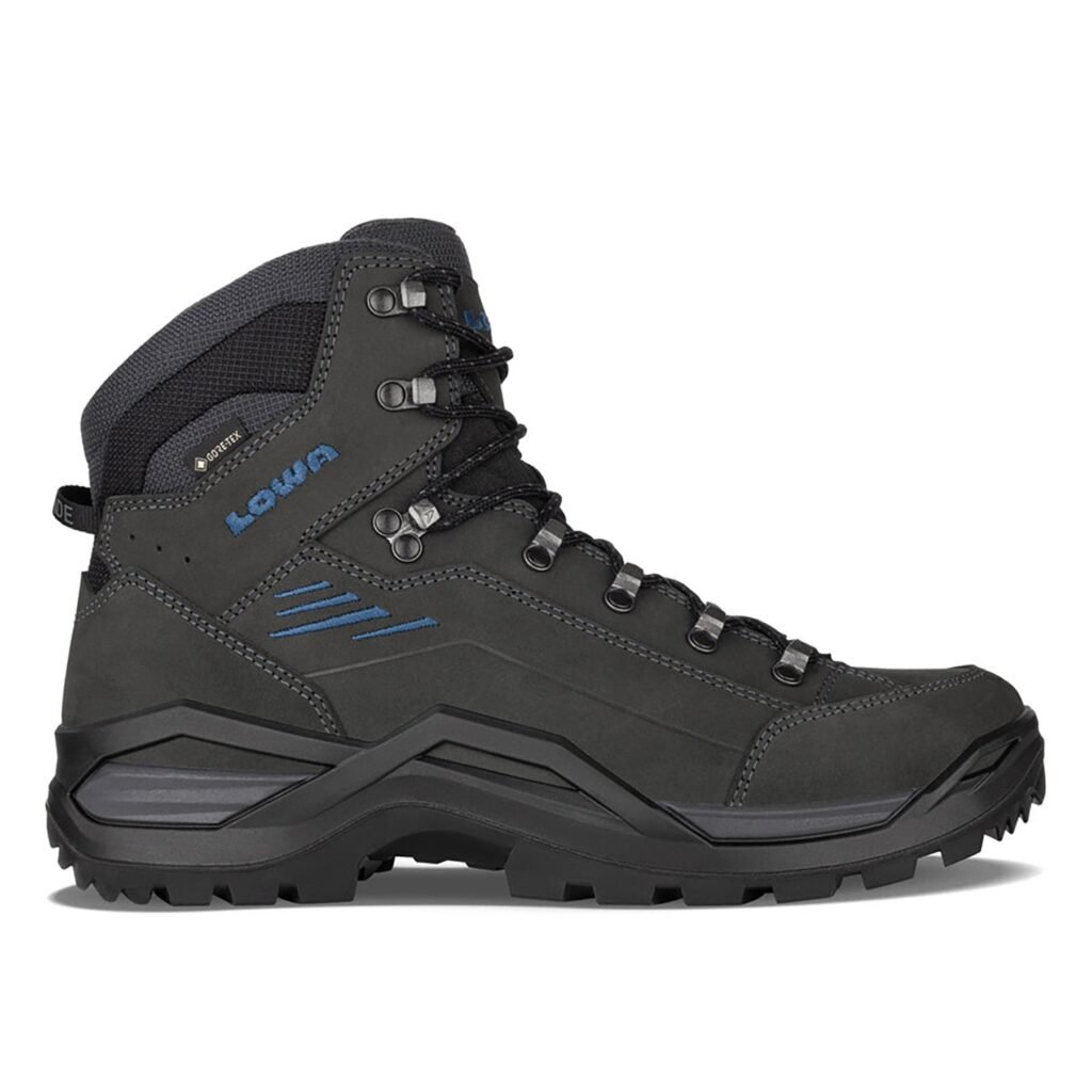 LOWA Men’s RENEGADE EVO GTX MID - ANTHRACITE/STEEL BLUE
