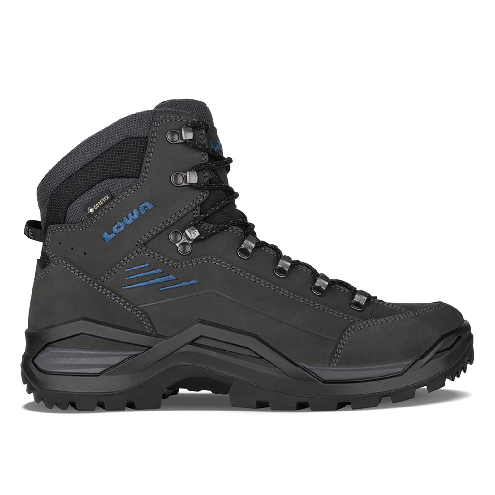 LOWA Men’s RENEGADE EVO GTX MID - ANTHRACITE/STEEL BLUE - Image 1