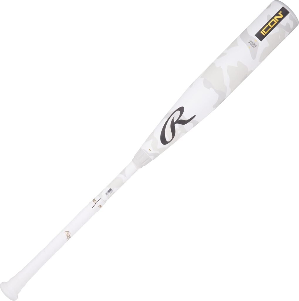 Rawlings | 2025 ICON Baseball Bat | USSSA | -5/-8/-10 | 2 Pc. Composite