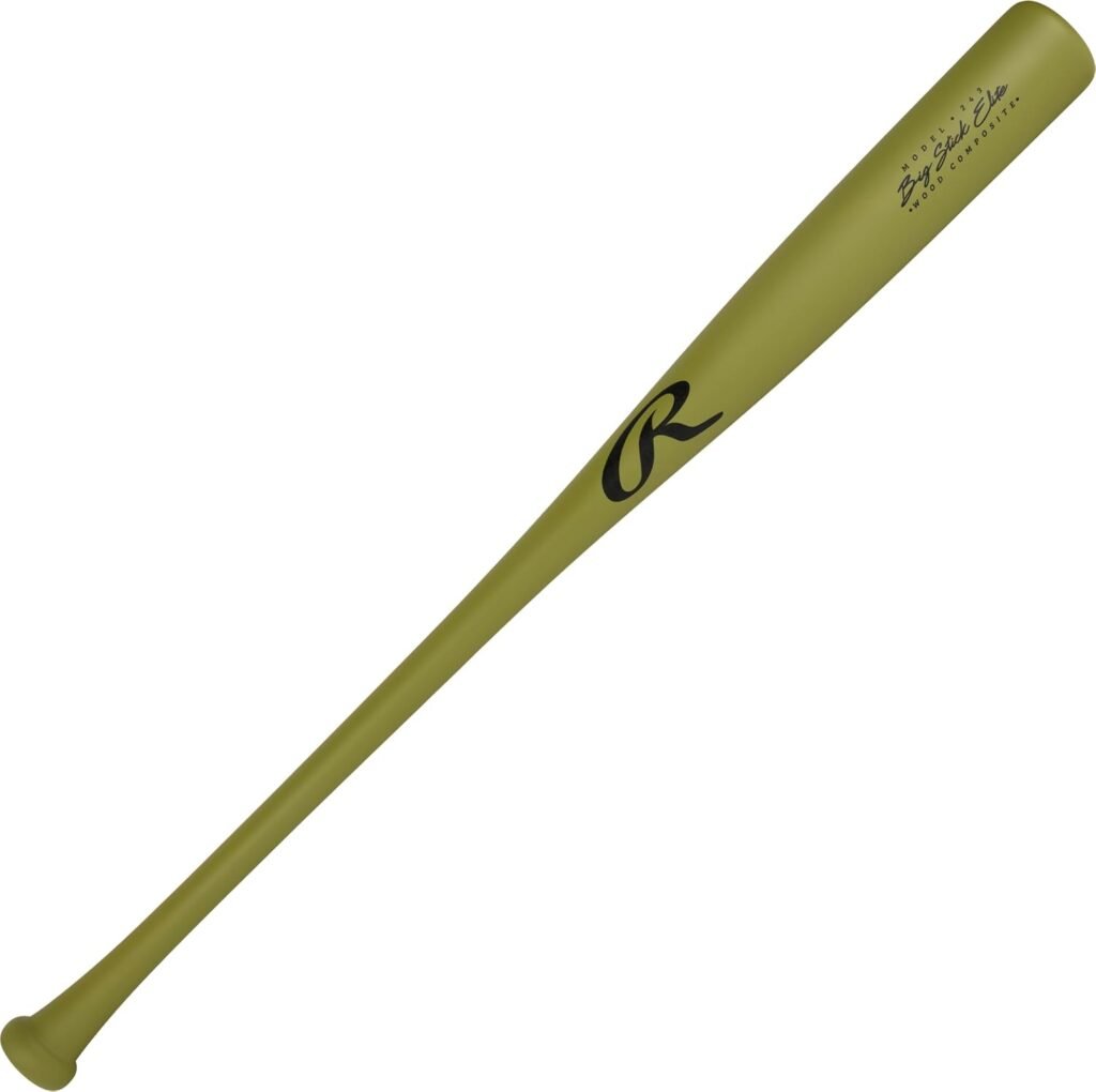 Rawlings| Big Stick Elite Wood Baseball Bat | Maple/Birch/Composite Options
