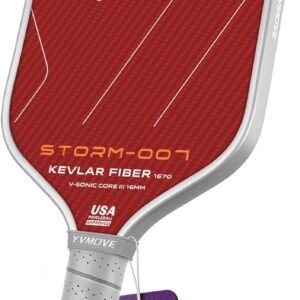 YVmove 16mm Kevlar T700 Carbon Fiber Pickleball Paddle, USAPA Approved - Image 11
