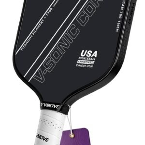 YVmove 16mm 18K T800 Carbon Fiber Pickleball Paddle, USAPA Approved - Image 9