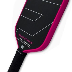 Paddletek Bantam TKO-CX 14.3mm Pickleball Paddles with Polymer Honeycomb Core - Unidirectional Carbon Fiber – Torsional Weighting & High Tack Performance Grip - USAPA Approved - 5.75 Inch Handle - Image 7