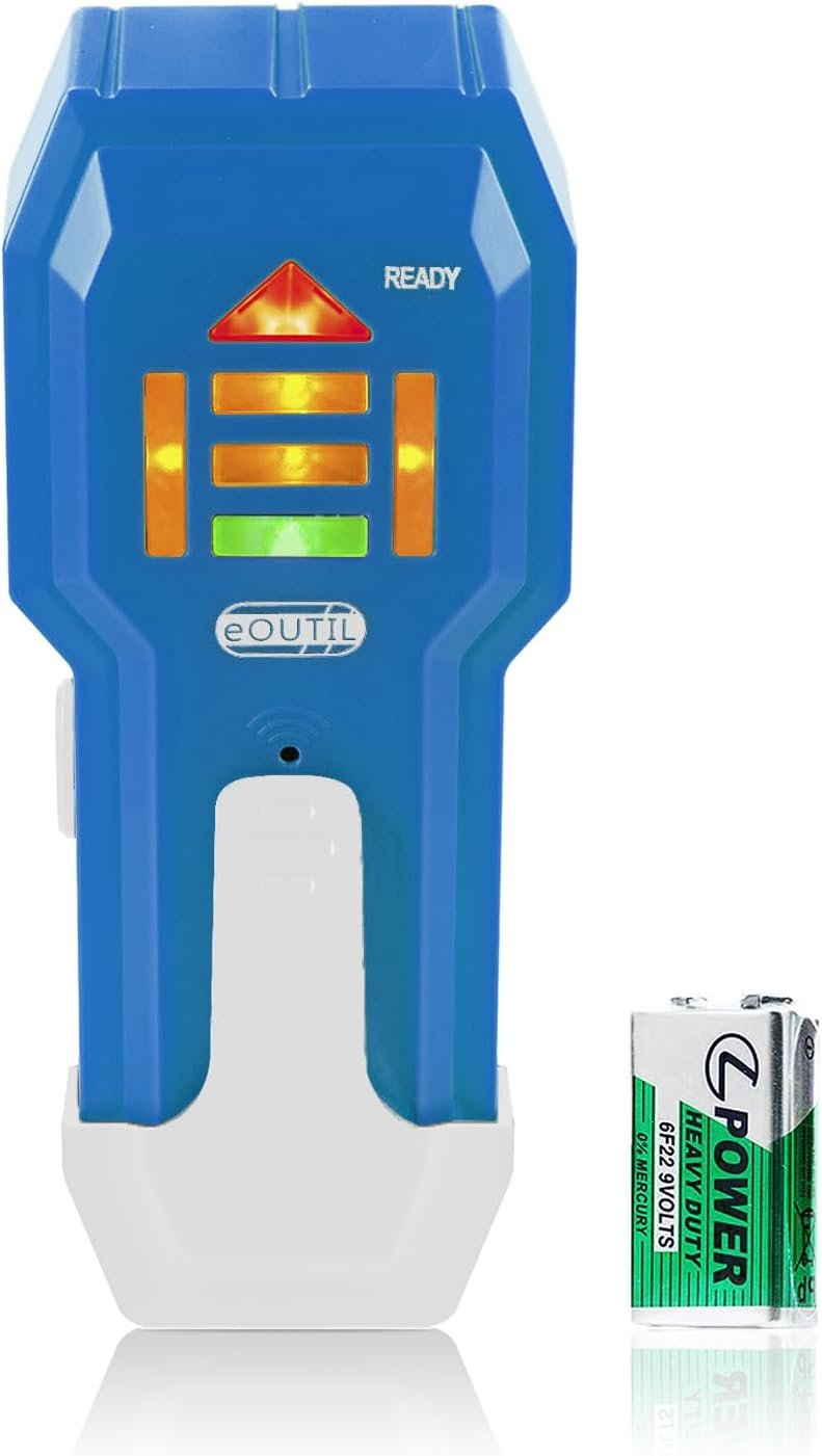 Stud Finder Wall Scanner Wood and Metal Detector Sensor for 3/4 inch Thickness Wall (ST102(Come with Battery)) - Image 7