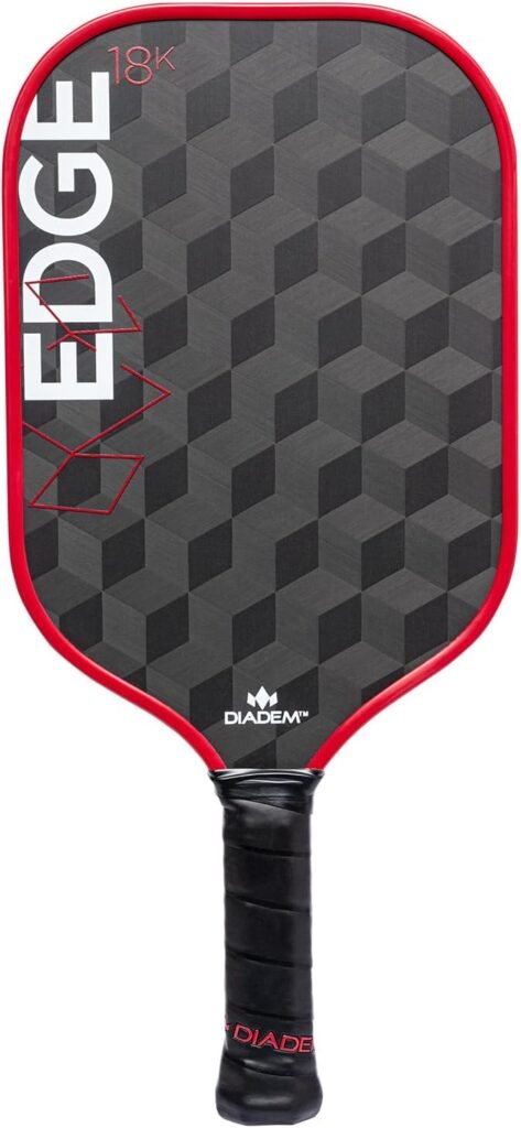 Diadem Edge 18K Pickleball Paddle Series | USAPA Approved, 18K Carbon Fiber Face for Unmatched Spin & Control, Durable Edge Shield Pro | Multiple Colors & Styles