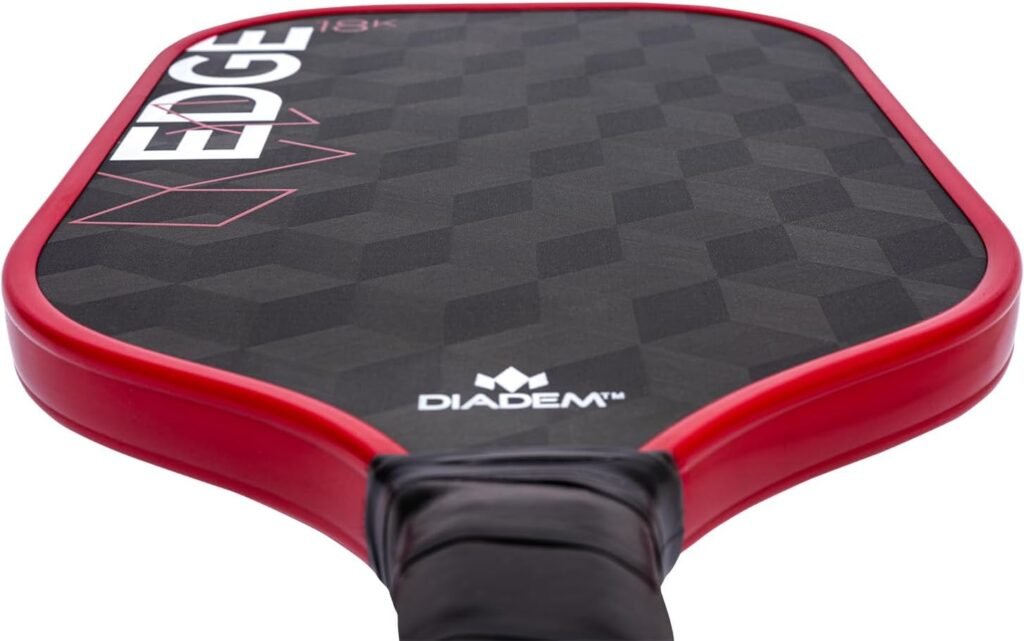 Diadem Edge 18K Pickleball Paddle Series | USAPA Approved, 18K Carbon Fiber Face for Unmatched Spin & Control, Durable Edge Shield Pro | Multiple Colors & Styles