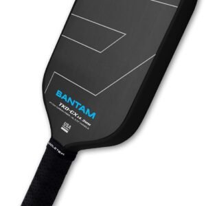 Paddletek Bantam TKO-CX 14.3mm Pickleball Paddles with Polymer Honeycomb Core - Unidirectional Carbon Fiber – Torsional Weighting & High Tack Performance Grip - USAPA Approved - 5.75 Inch Handle - Image 6
