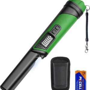 DR.ÖTEK Metal Detector Pinpointer, IP68 Fully Waterproof Underwater Pinpointer Metal Detector with LCD Screen & LED Light 360° Accurate High-Sensitivity Detection, Handheld Wand for Adults & Kids, Red - Image 12