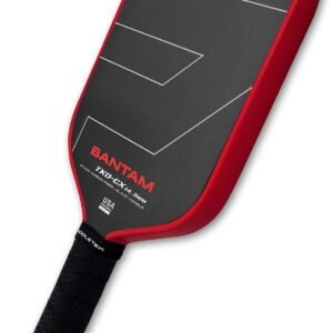 Paddletek Bantam TKO-CX 14.3mm Pickleball Paddles with Polymer Honeycomb Core - Unidirectional Carbon Fiber – Torsional Weighting & High Tack Performance Grip - USAPA Approved - 5.75 Inch Handle - Image 1