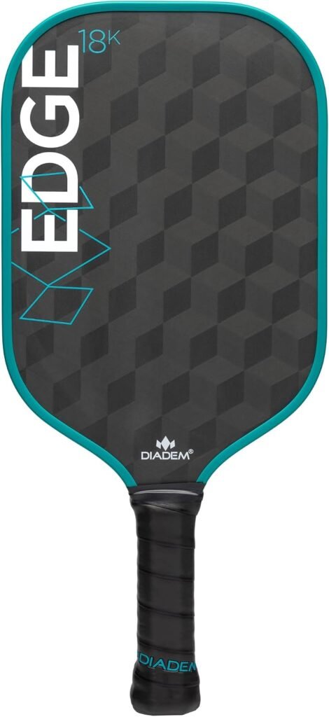 Diadem Edge 18K Pickleball Paddle Series | USAPA Approved, 18K Carbon Fiber Face for Unmatched Spin & Control, Durable Edge Shield Pro | Multiple Colors & Styles