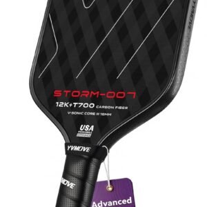 YVmove 16mm Kevlar T700 Carbon Fiber Pickleball Paddle, USAPA Approved - Image 1