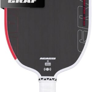 JOOLA GRAF Pro IV 16mm Pickleball Paddle w/Extended Sweet Spot - Carbon Fiber Surface Increases Spin & Control - SK Film for Power & Larger Sweet spot - UPA-A Certified - USAP Approved - NFC Chip - Image 1