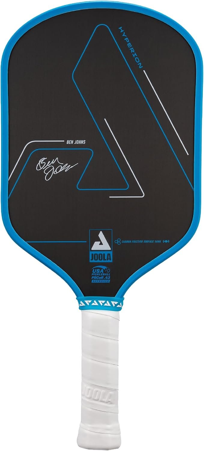 JOOLA Ben Johns Hyperion CFS Pickleball Paddle – Carbon Surface with High Grit & Spin, Elongated Handle, USAPA Approved Ben Johns Paddle - Image 8
