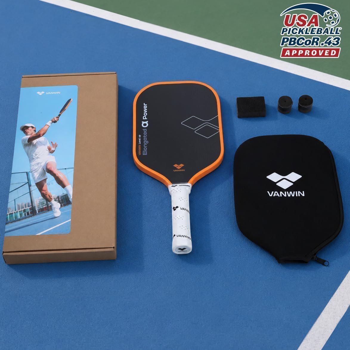 Pickleball Paddles Carbon Fiber EPP Foam Core USAPA Approved for Advanced - Image 7