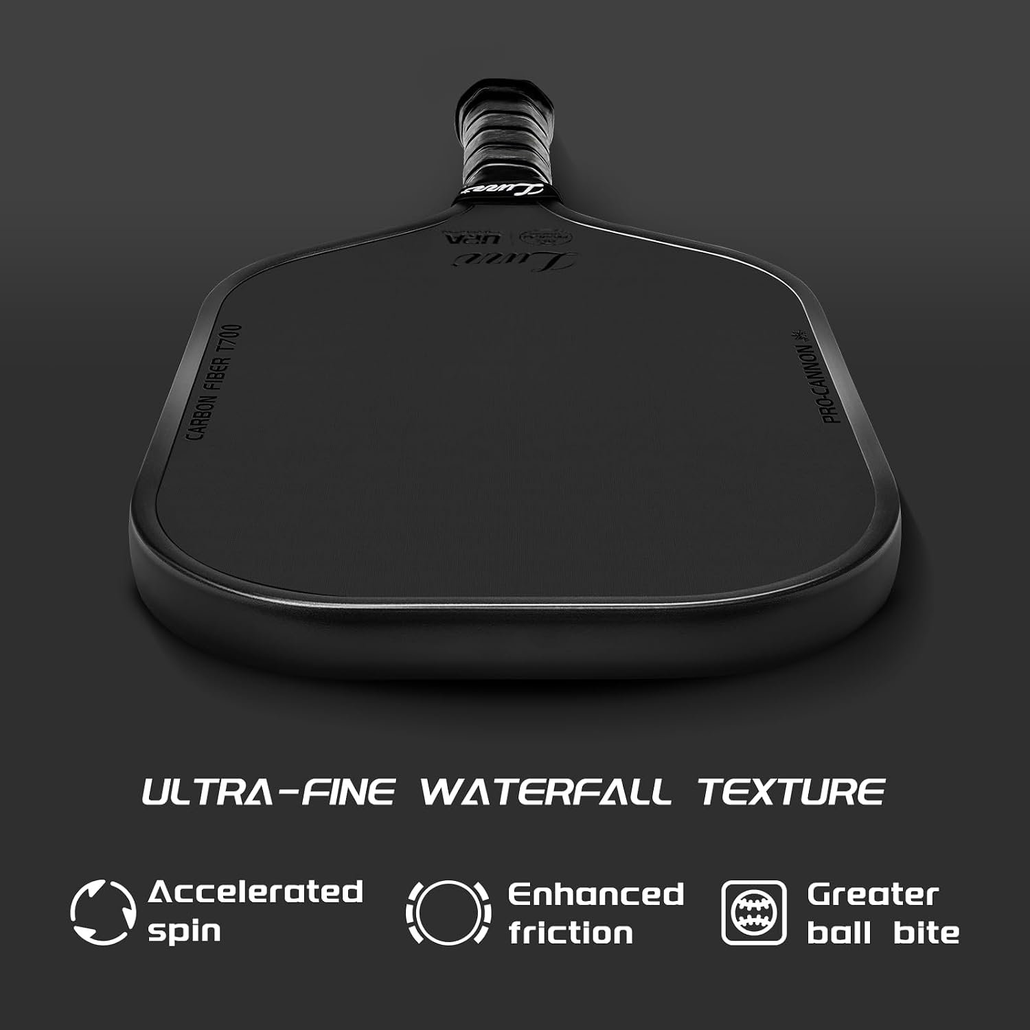 Luzz Pickleball Paddle Cannon Thermoformed T700 Carbon Fiber Honeycomb Core - Image 5