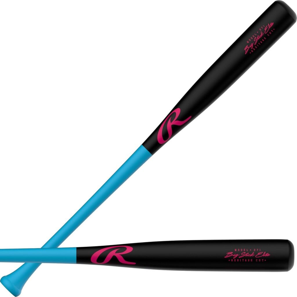 Rawlings| Big Stick Elite Wood Baseball Bat | Maple/Birch/Composite Options