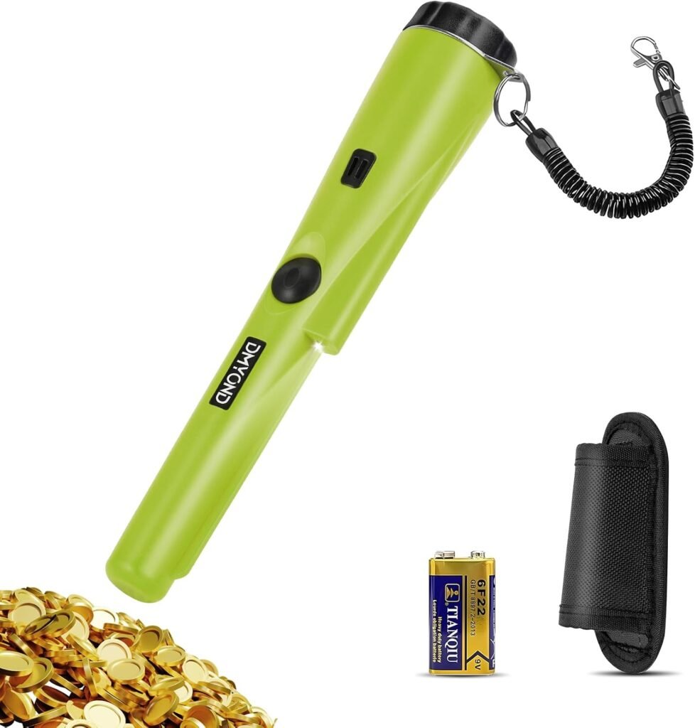 Dmyond Metal Detector Pinpointer, Professional Waterproof with 9V Battery