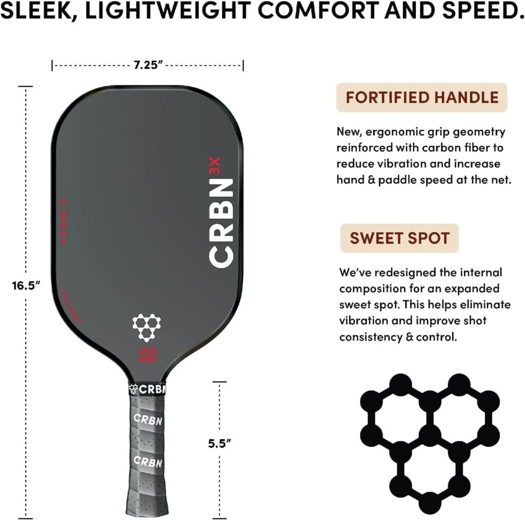 CRBN Pickleball - X Series Power Paddle