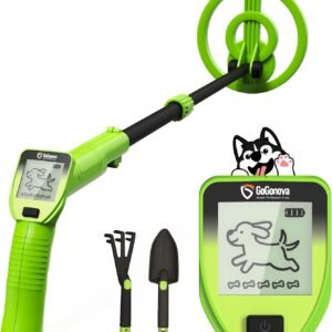 GoGonova Metal Detector, Adjustable 27.5” - 37.8” Metal Detector for Kids with LED Display, Lightweight Kids Metal Detector Kit with 6.8” Waterproof Search Coil, Gift for Boys & Girls, Orange - Image 10