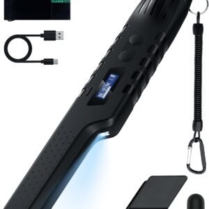 Rechargeable Metal Detector Pinpointer for Adults & Kids, Fully Waterproof Hand-held Metal Detectors Wand with One-Key Interference Elimination, Superhet-Tec Pin Pointer Metal Detector Accessories - Image 1