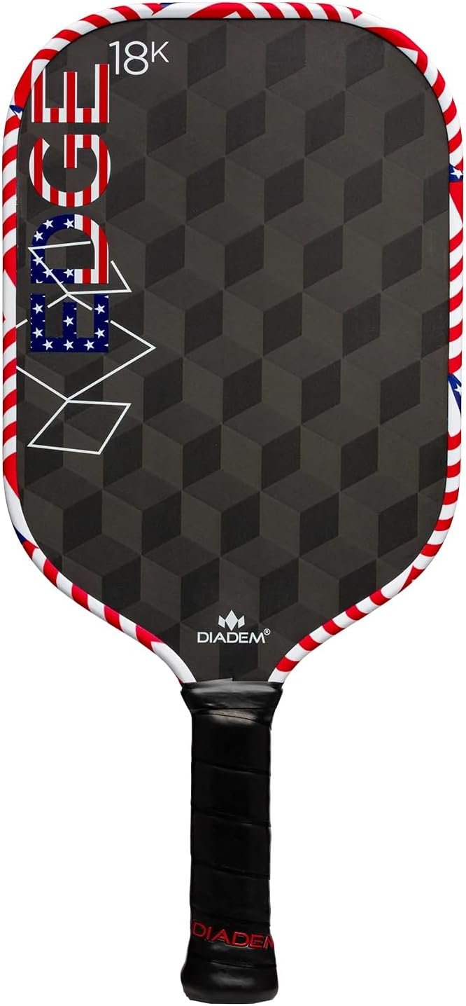 Diadem Edge 18K Pickleball Paddle Series | USAPA Approved, 18K Carbon Fiber Face for Unmatched Spin & Control, Durable Edge Shield Pro | Multiple Colors & Styles - Image 11