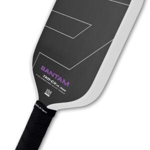 Paddletek Bantam TKO-CX 14.3mm Pickleball Paddles with Polymer Honeycomb Core - Unidirectional Carbon Fiber – Torsional Weighting & High Tack Performance Grip - USAPA Approved - 5.75 Inch Handle - Image 8