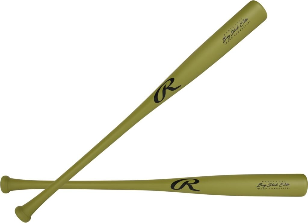 Rawlings| Big Stick Elite Wood Baseball Bat | Maple/Birch/Composite Options