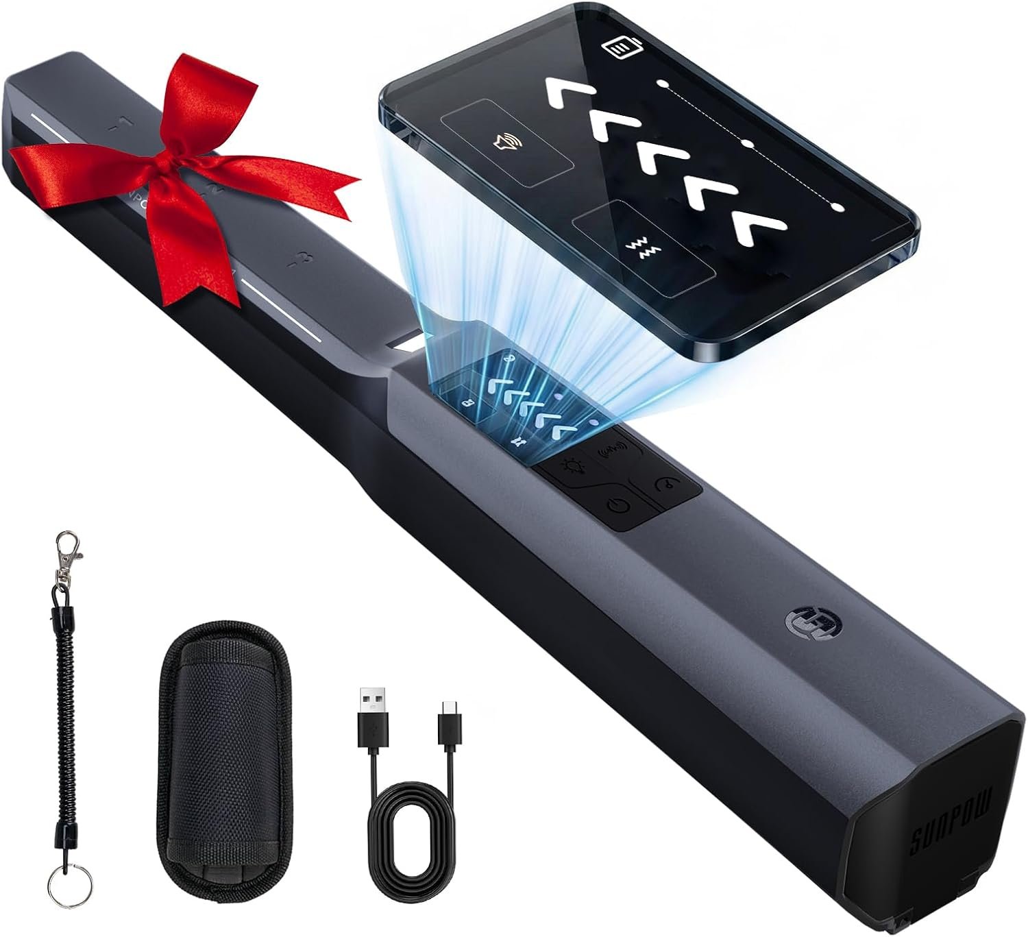 SUNPOW Metal Detector Pinpointer Rechargeable – 800mAh Battery for 15H Use – IP68 Fully Waterproof Handheld Wand – 360° Side-Scan Probe – Treasure Hunting Accessory for Adults & Kids – NXGD02 - Image 9