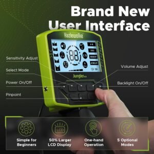Metal Detector for Adults, Rechargeable Battery for 20H Typical Use, 5 Professional Mode with Higher Accuracy 10” Waterproof Coil for Gold Detecting - Image 3