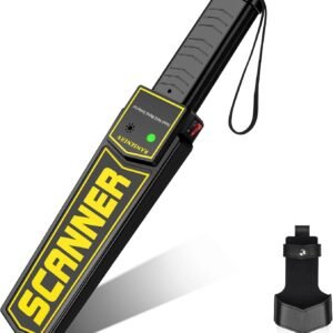 RANSENERS Handheld Metal Detector Wand,Security Wand,Portable Adjustable Sound & Vibration Alerts, Detect All Metal Products (Include Battery) - Image 8