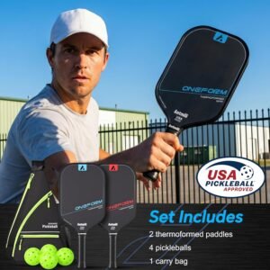 Pickleball Paddles Set of 2 – Thermoformed T700 Carbon Fiber Paddle Set, USAPA Approved - Image 7