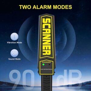 RANSENERS Handheld Metal Detector Wand,Security Wand,Portable Adjustable Sound & Vibration Alerts, Detect All Metal Products (Include Battery) - Image 4