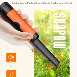 SUNPOW Metal Detector Pinpointer for Adults & Kids - Waterproof Handheld Pin Pointer Wand - High Sensitivity 360° Detection - Easy to Use 2 Alert Modes - Treasure Pinpointing Finder Probe - OTMD12 - Image 3