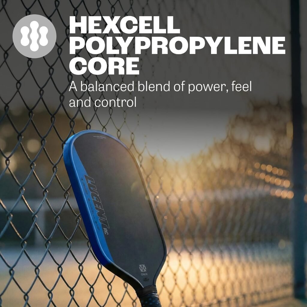 Onix Lucent Pickleball Paddle, Composite and Raw Carbon Fiber Face Options